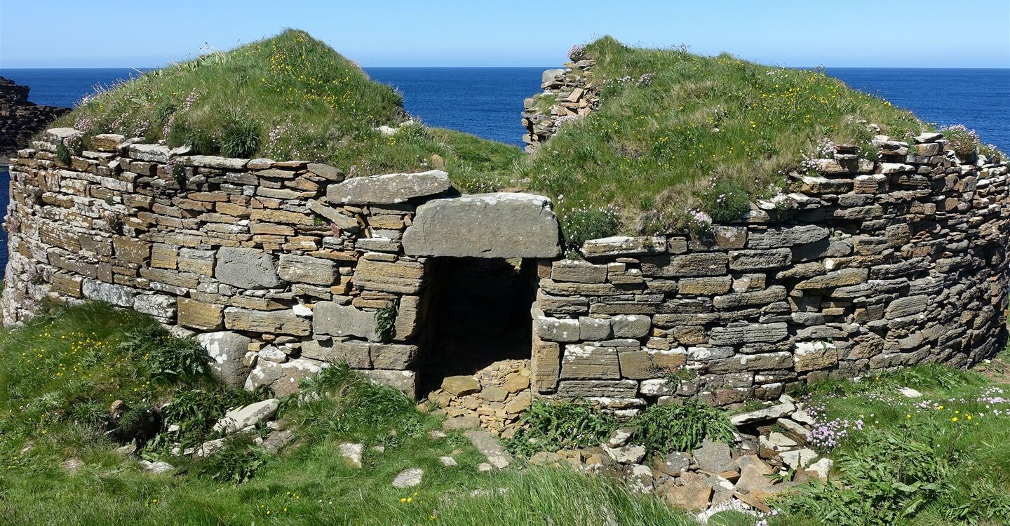 WSCH 1046 2 Broch of Borwick ein Ruine