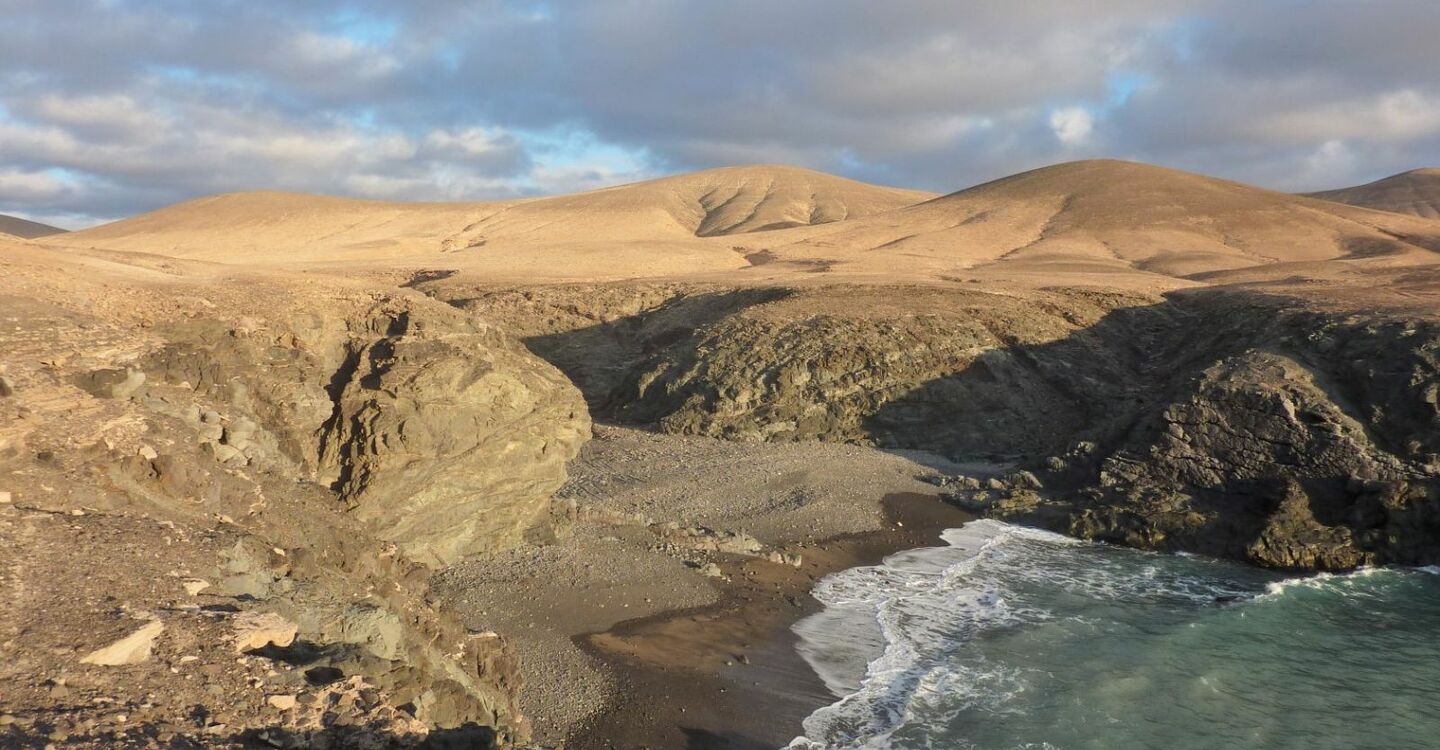 WFF 1019 2 FFuerteventura Blick auFF den Playa de la Cruz 