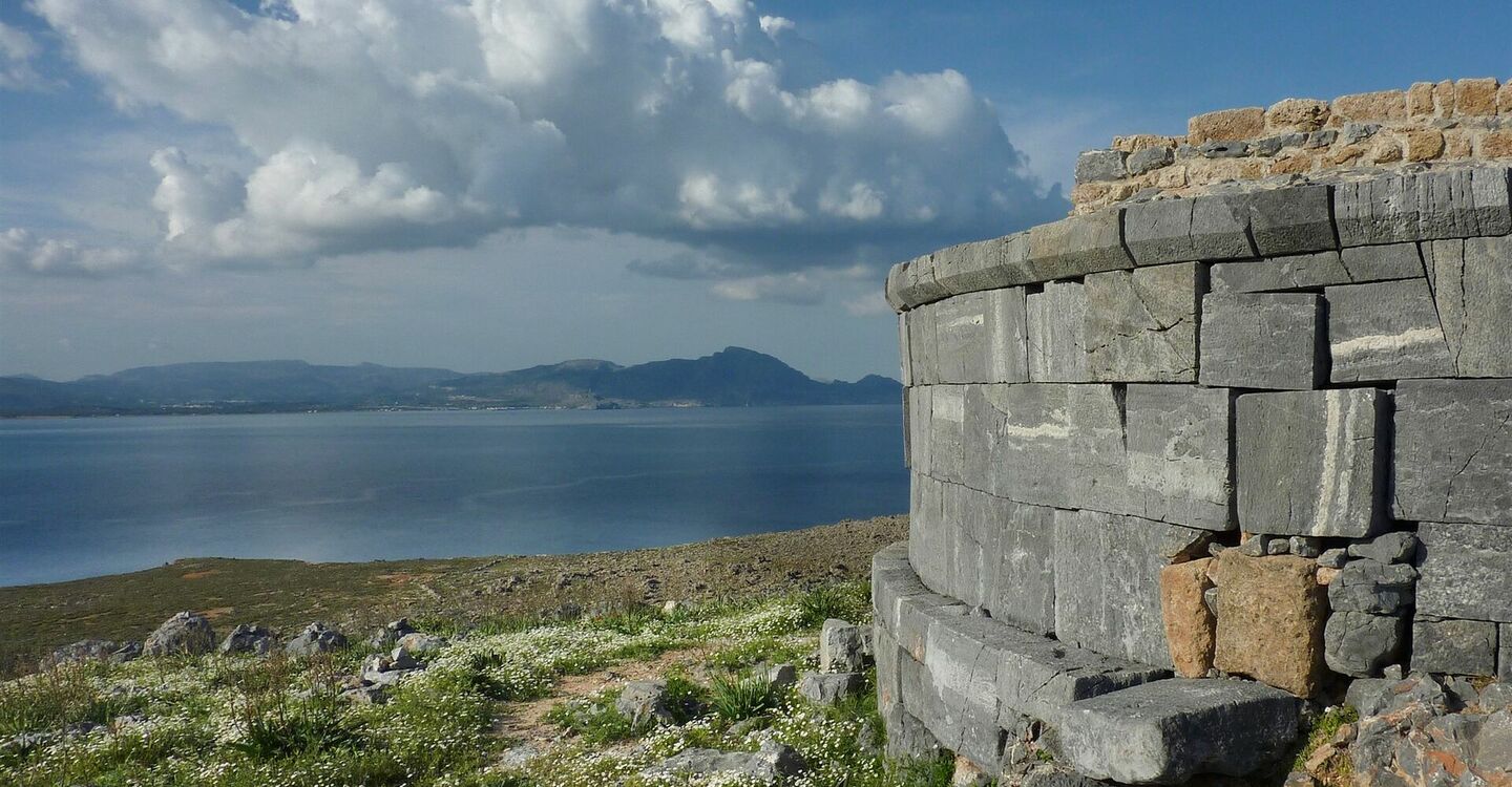 WRH 1045 4 auf dem Kap Ajios Amilianos das Grab des Kleobulos