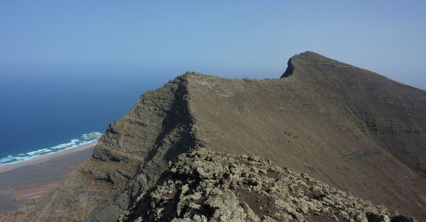 WFF 1064 3 FFuerteventura Blick vom Morro del Cavdero zum Pico de la Zarza