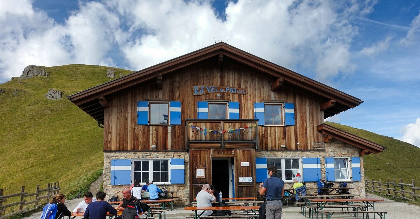 WKB2 1037 3 Die Hütte Weg des Brotes, d. h. übersetzt ins italienische Viel dal Pan.