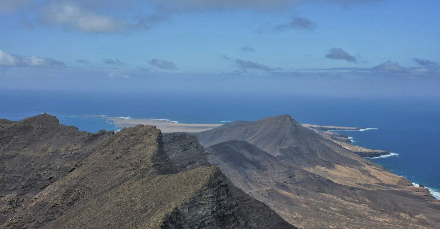WFF 1068 4 FFuerteventura Blick vom GipFFel der Montaña FFraile