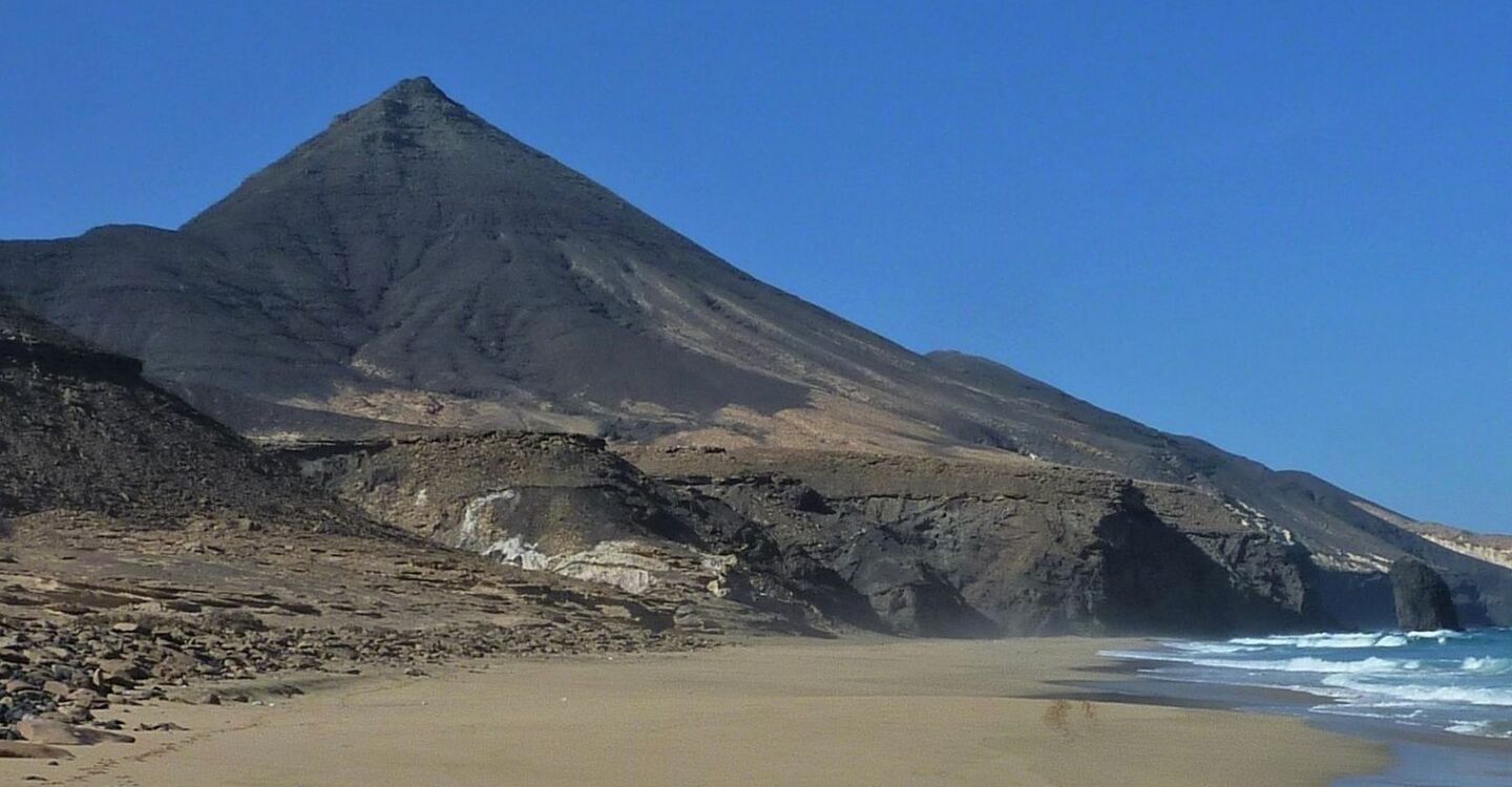 WFF 1060 5 FFuerteventura der Pico las Pilas vom Playa Barlovento