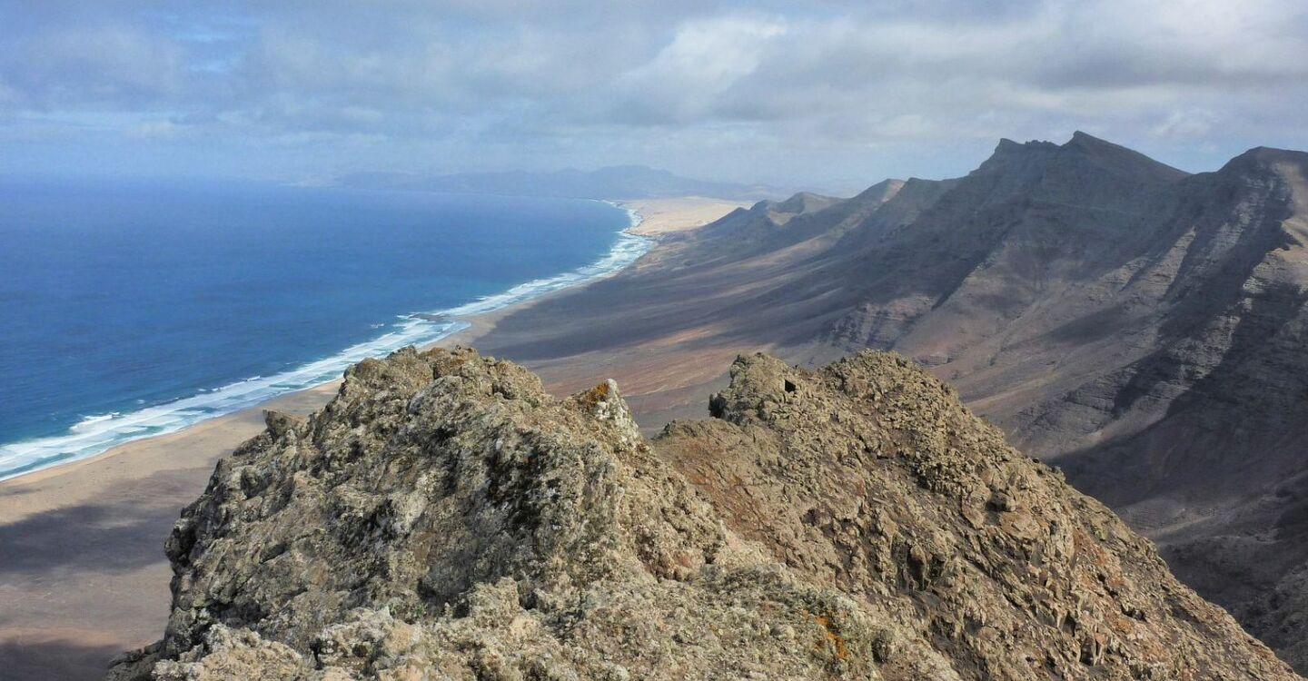 WFF 1068 5 FFuerteventura Blick vom GipFFel der Montaña FFraile