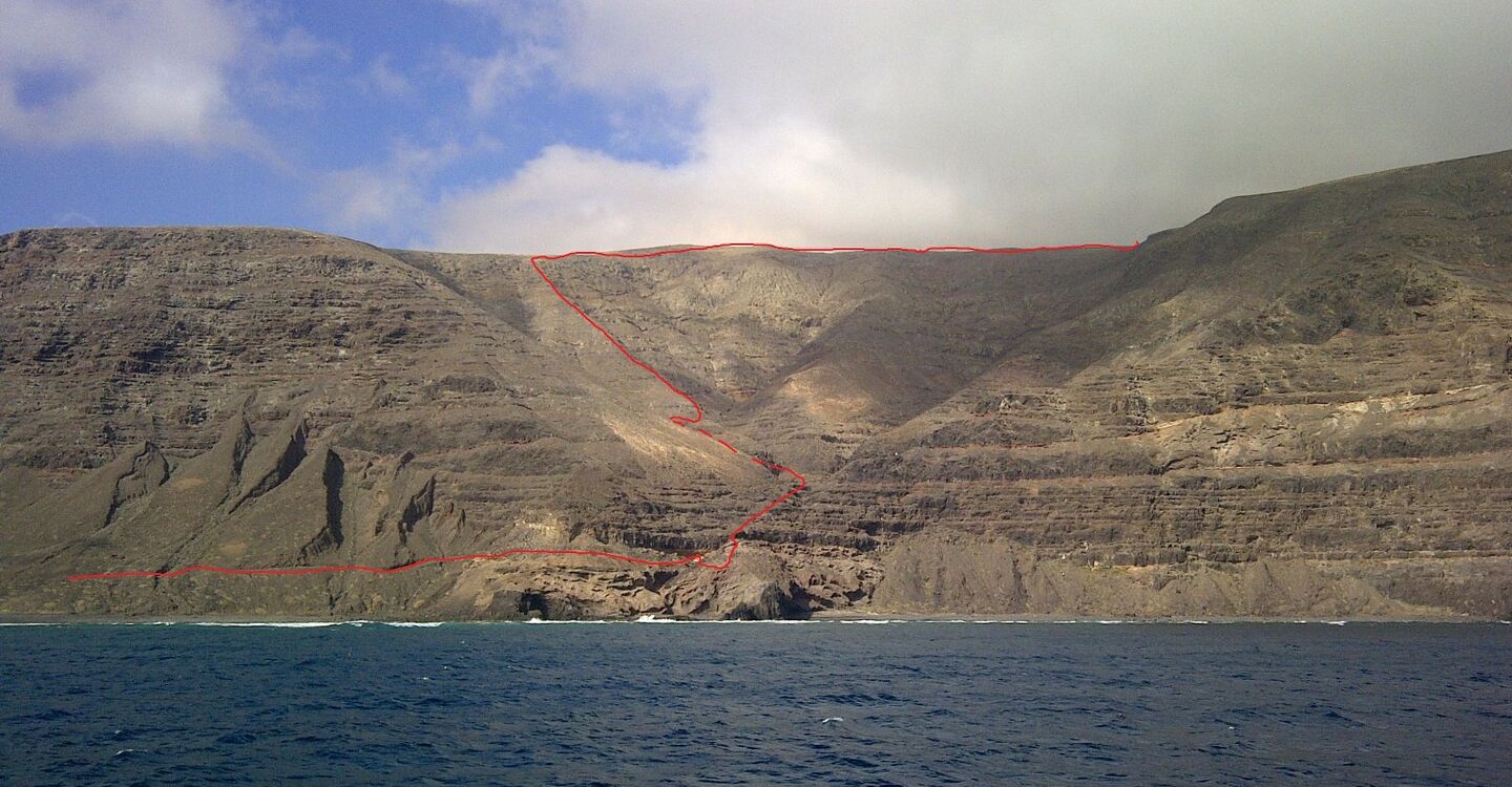WL 1002 1 Lanzarote 29.231517 -13.46135 Blick auf den Aufstieg