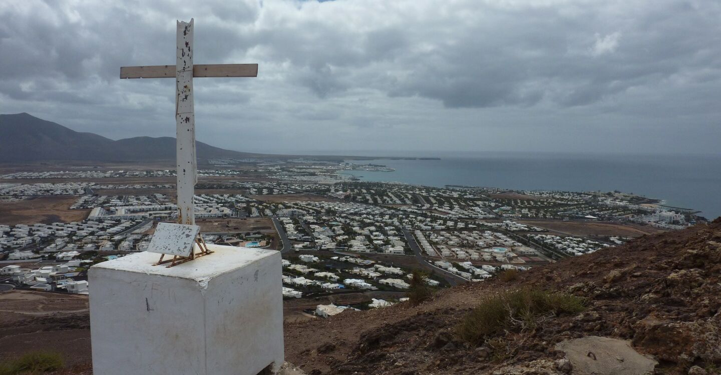 WL 1041 3 Lanzarote 28.868633 -13.85775 Blick vom MontaÃ±a Roja 196 m Ostgipfel